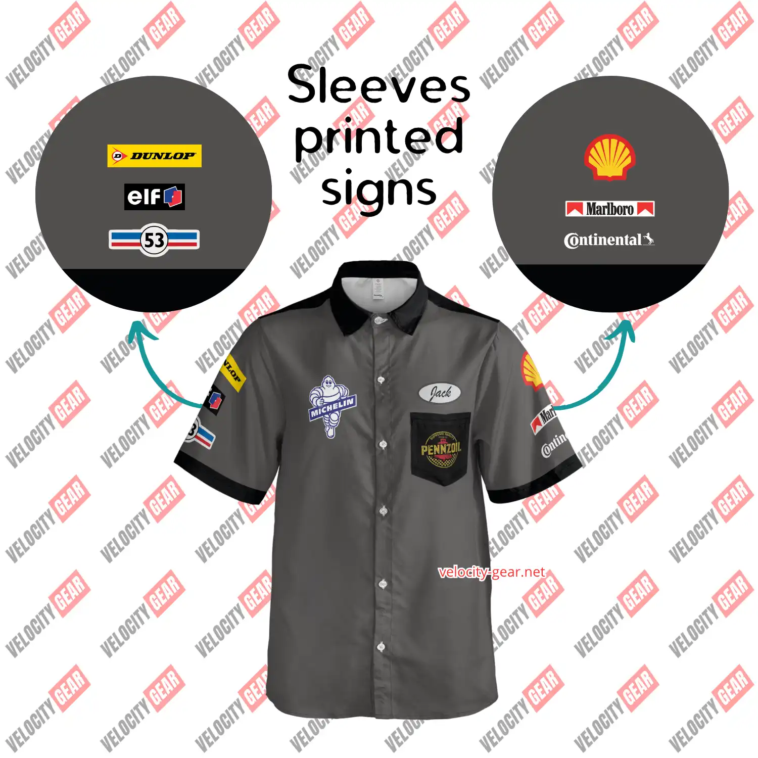 Garage Vintage Personalized Old Style Button Shirt Mechanic Work Style Lightweight gallery 4