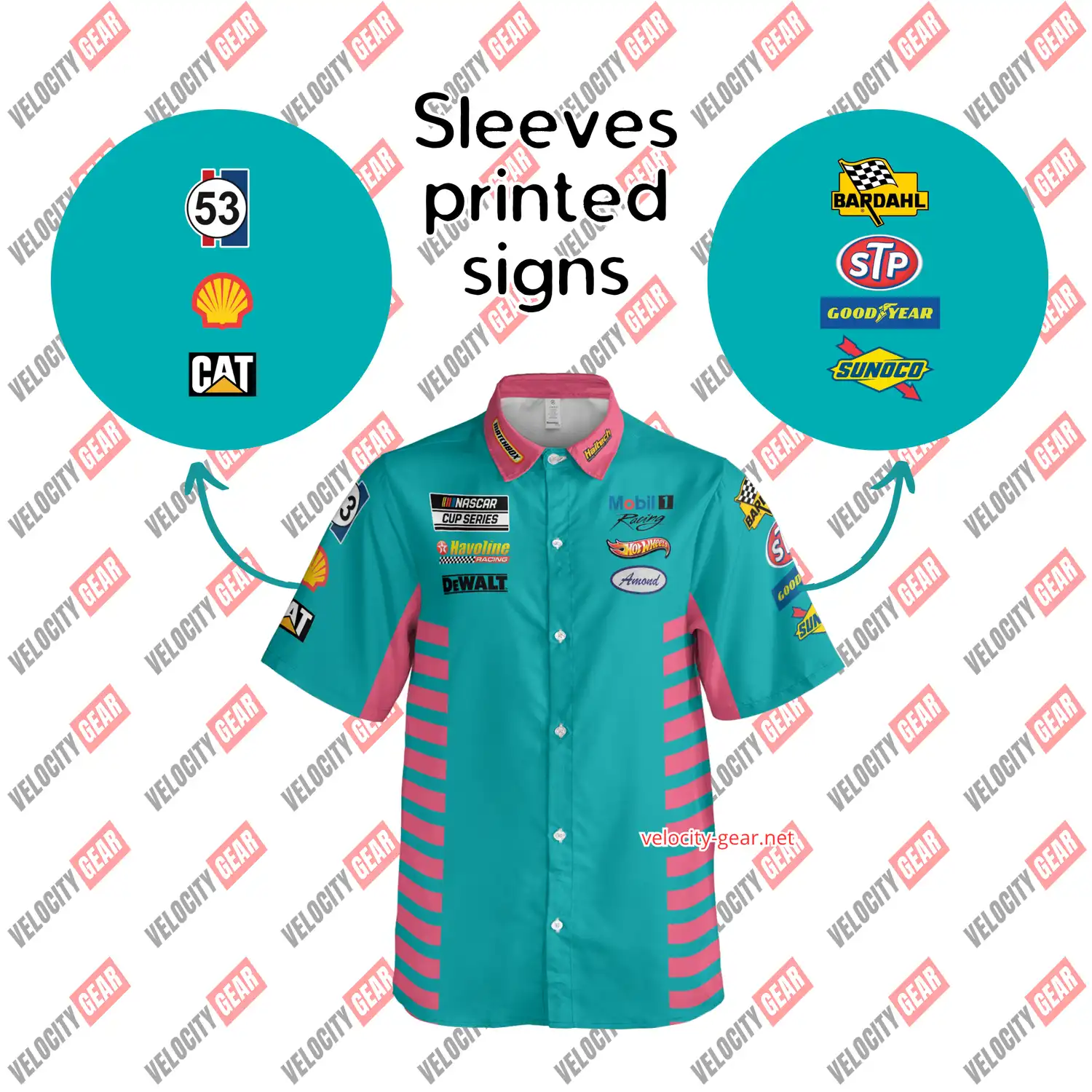 Racing Team Button-Down Shirt – Pit Crew Inspired Motorsport Style gallery 3