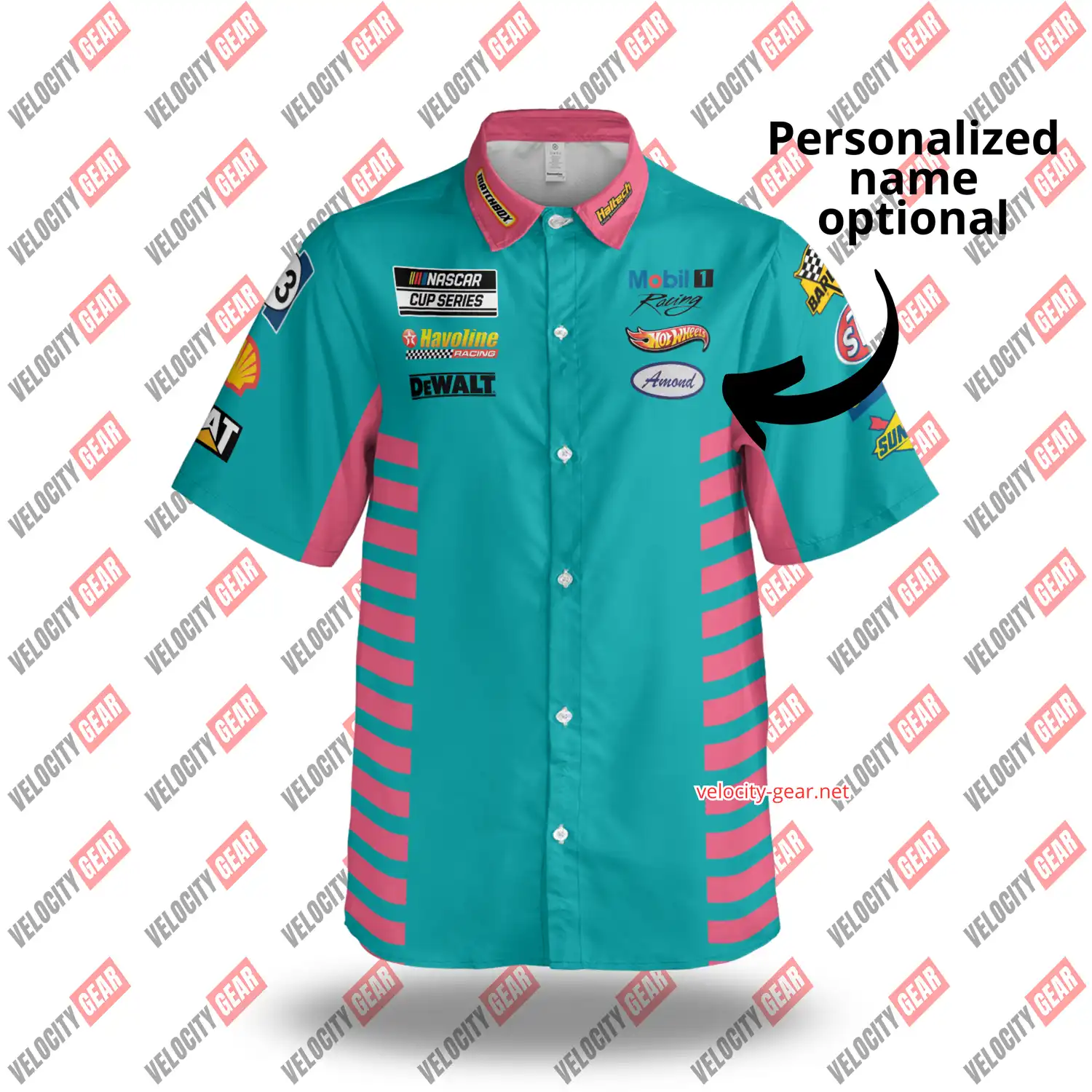 Racing Team Button-Down Shirt – Pit Crew Inspired Motorsport Style gallery 2