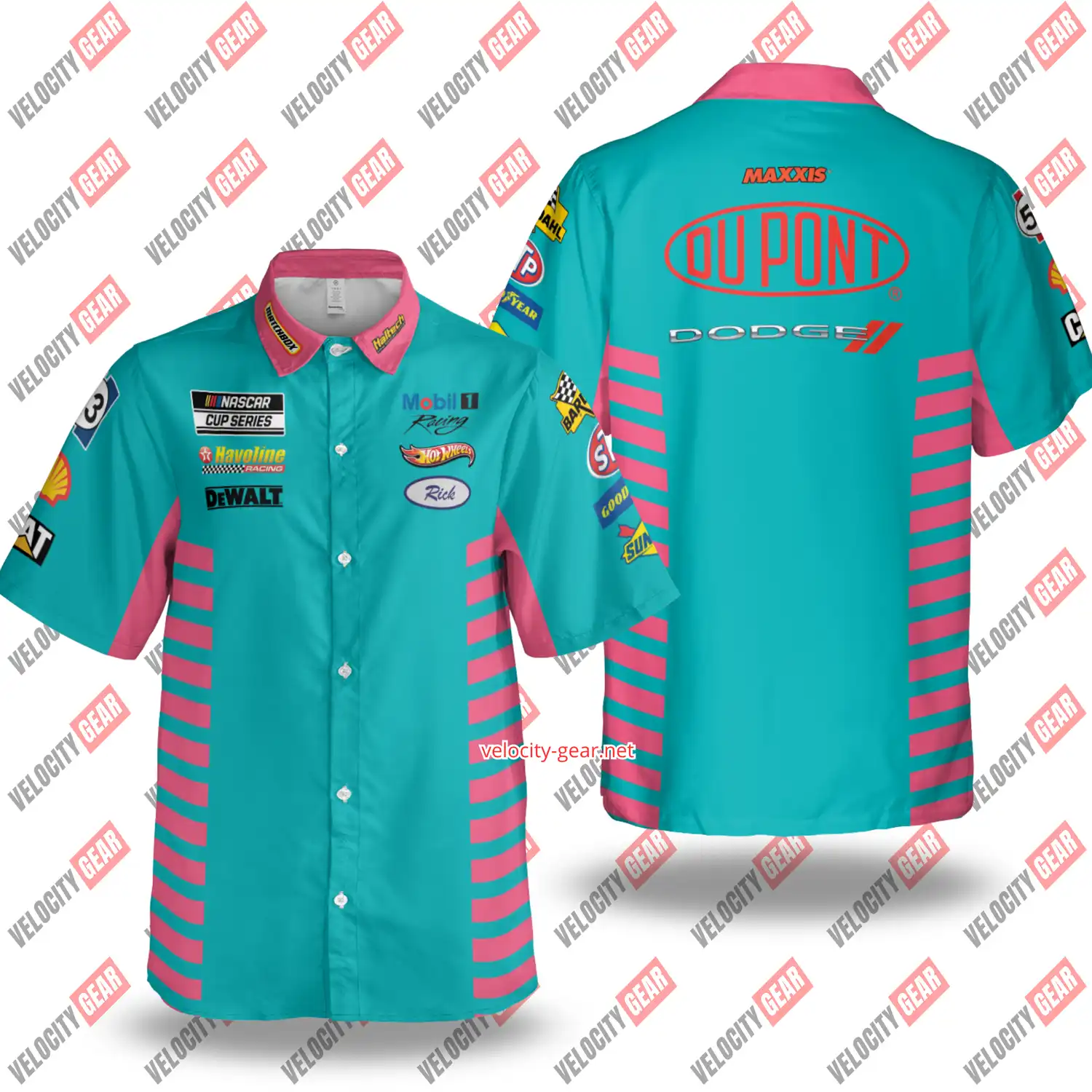 Racing Team Button-Down Shirt – Pit Crew Inspired Motorsport Style gallery 4