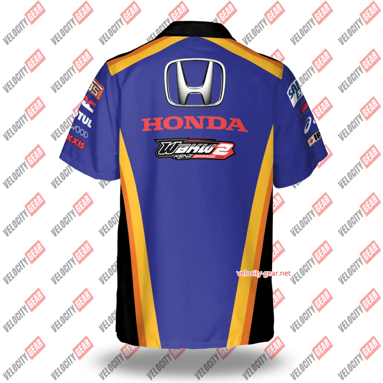 Honda Racing Pit Crew Inspired Button Shirt – Lightweight Mechanic Style gallery 2