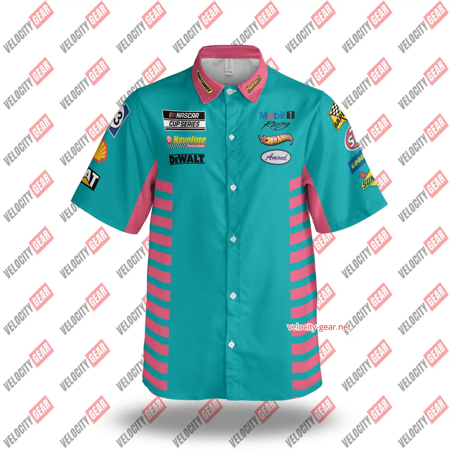 Racing Team Button-Down Shirt – Pit Crew Inspired Motorsport Style